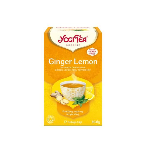 Trà Hữu Cơ Vị Chanh Gừng Yogi 30.6G
