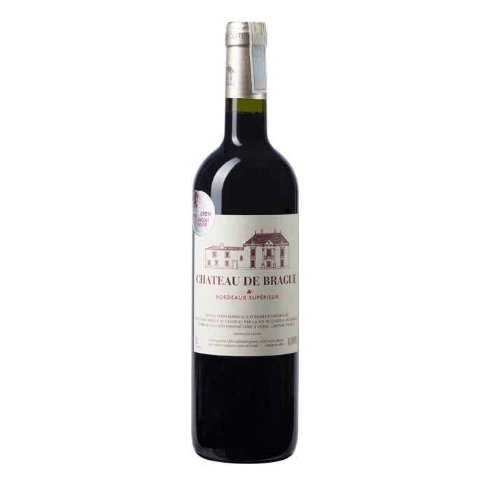 Red Wine Aoc Bordeaux Superieur Chateau De Brague 750Ml-