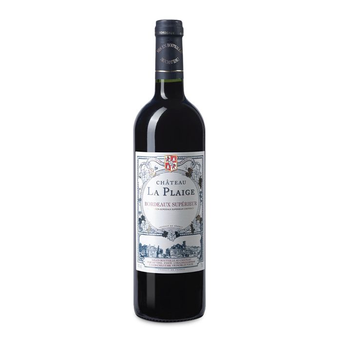 Rượu vang đỏ AOC Bordeaux - Chateau Plaige 750ml- 
