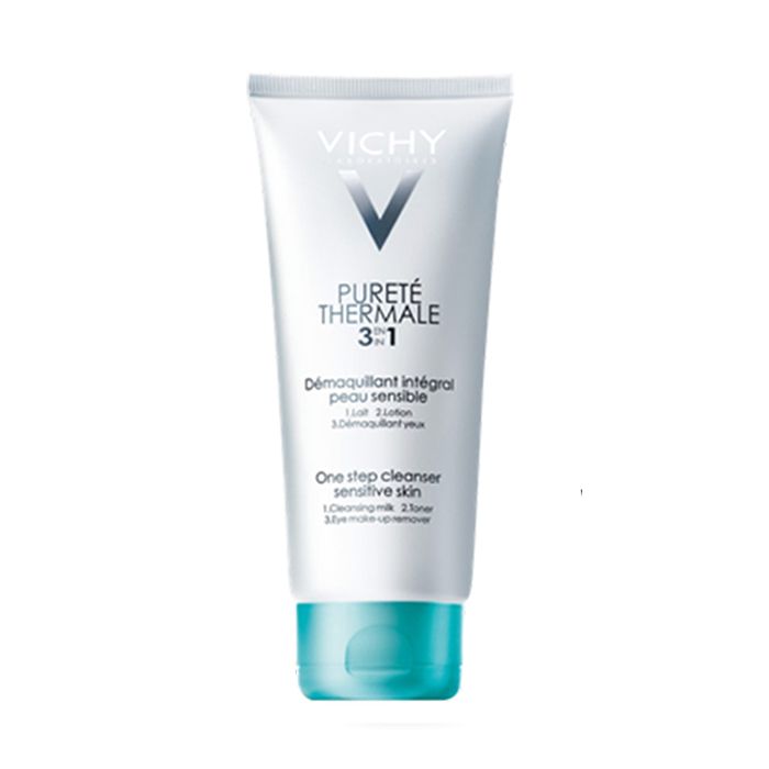 Pureté Thermale 3In1 One Step Cleanser Sensitive Skin And Eyes Vichy 100Ml-