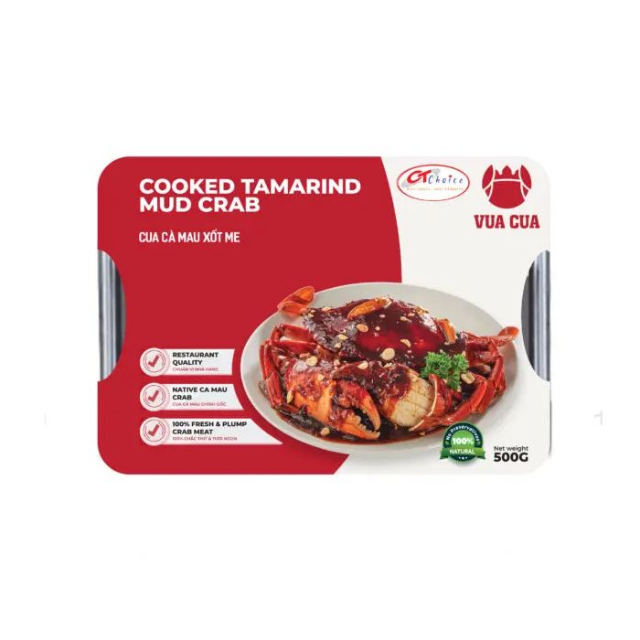 Cua Gạch Cà Mau Xốt Me Vua Cua 500G- 