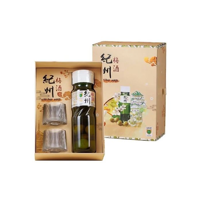 Apricot Wine Gift With Fruit Umeshu Nakano Miiri 720Ml-