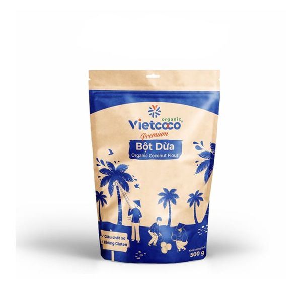 Bột Dừa Hữu Cơ Vietcoco 500G