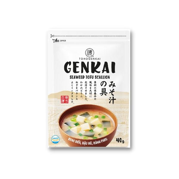 Canh Rong Biển Đậu Hũ Hành Paro Tohogenkai 40G