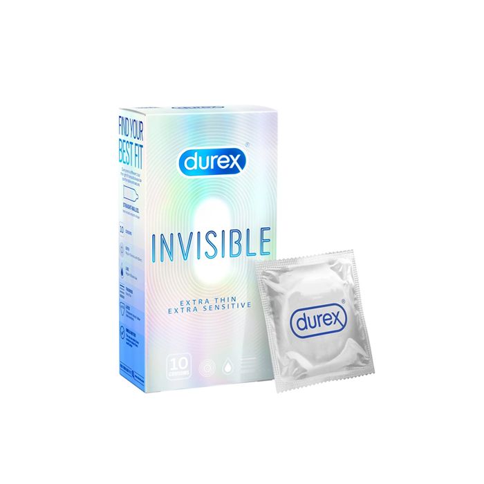 Condom Invisible Durex 10's- 
