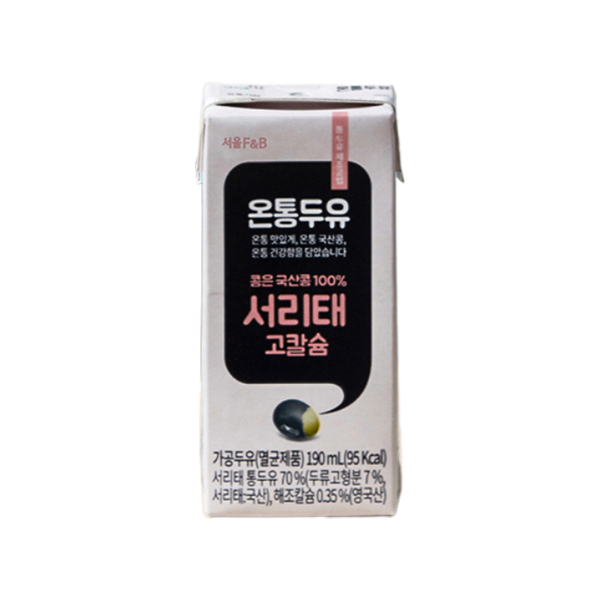 Sữa Đậu Nành Đen Bổ Sung Canxi Ontong 190Ml