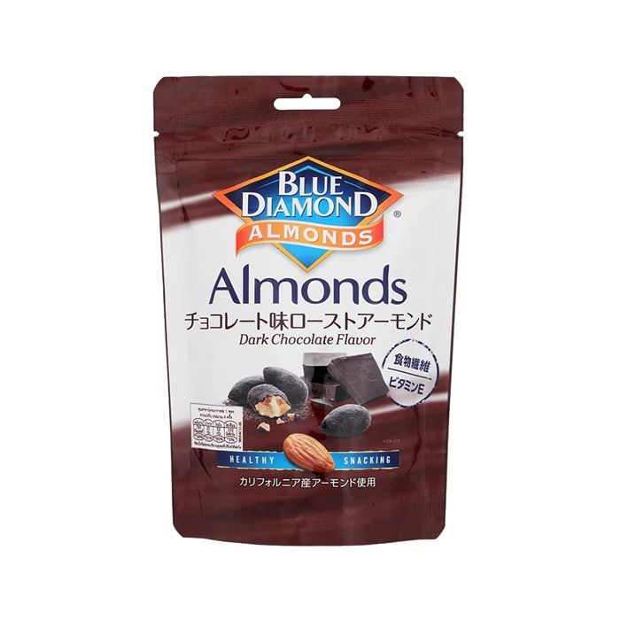 Almond Bitter Chocolate Blue Diamond 110G- 