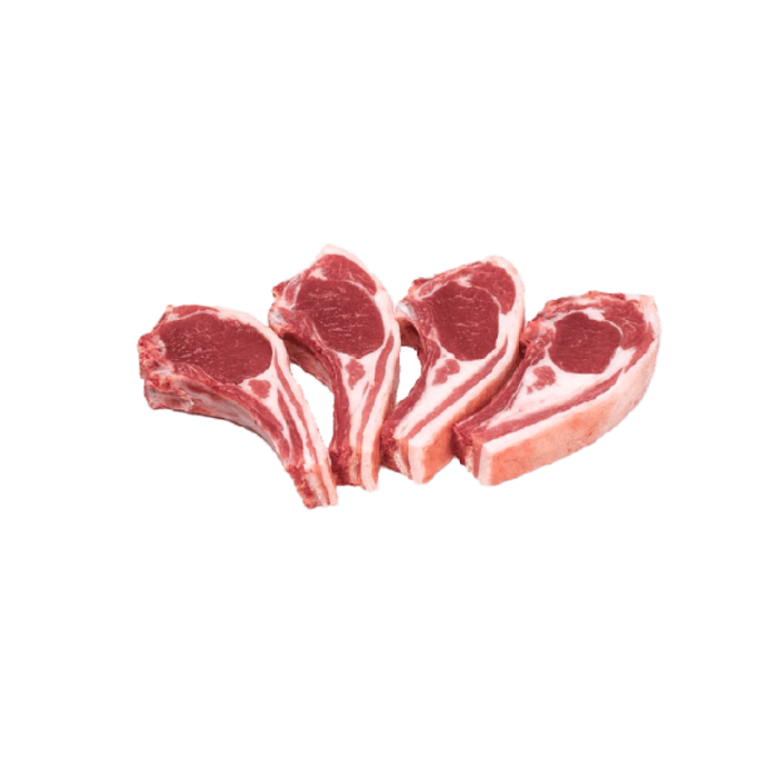 Aus Frozen Lamb Rack Cap On Whitestripes 1.2Kg-1.3Kg-