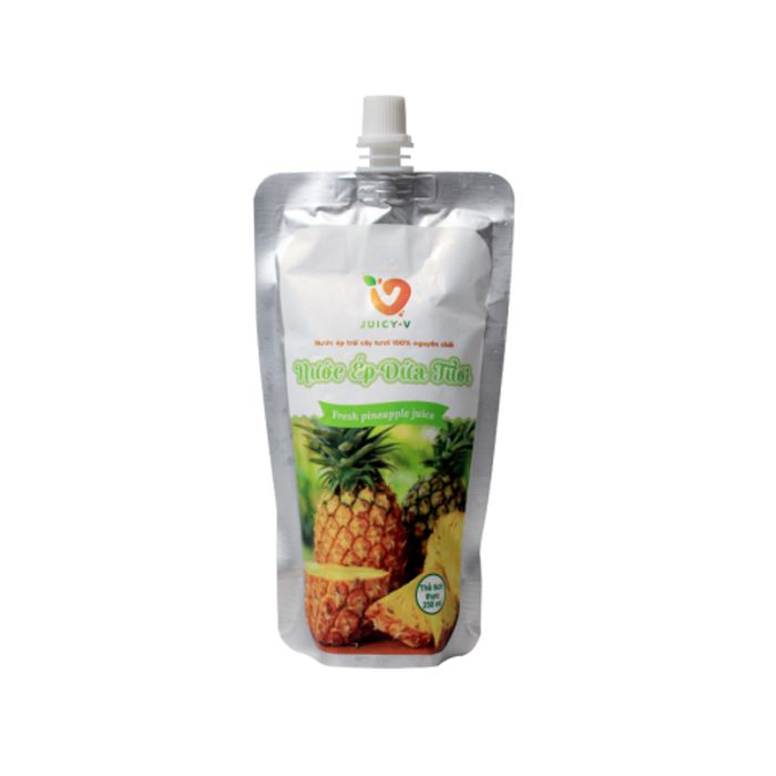 Nước Ép Dứa Tươi Thanh Trùng Juicy V 250Ml-