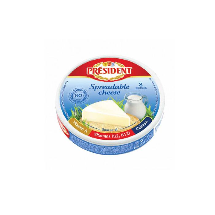 Spreadable Cheese 8 Portions President 140G