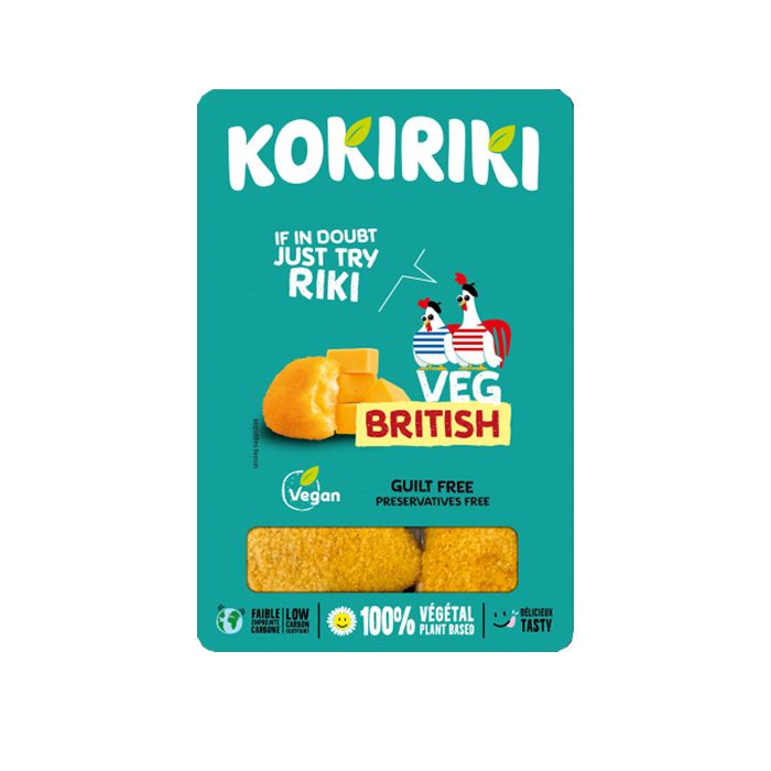 Frozen Plant Based Cheddar Nuggets Kokiriki 200G