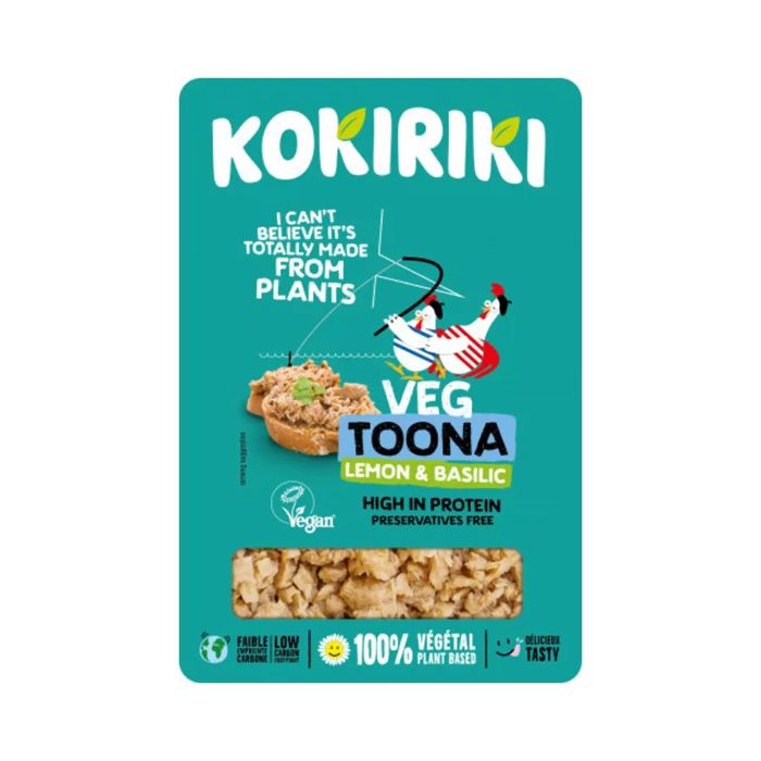 Frozen Plant Based Toona Lemon & Basil Kokiriki 200G- 