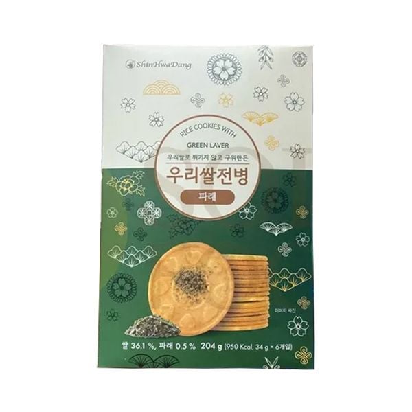 Bánh Gạo Cookie Rong Biển Shinhwadang 204G