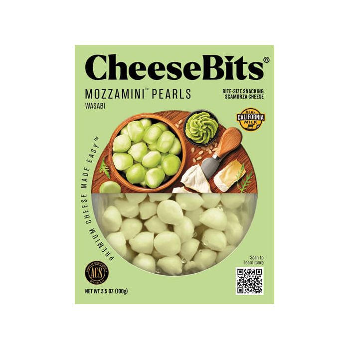 Phô Mai Hạt Mozarella Wasabi Cheesebits 100Gr- 