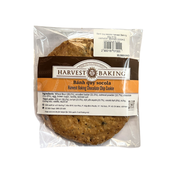 Bánh Quy Socola Harvest Baking 60G