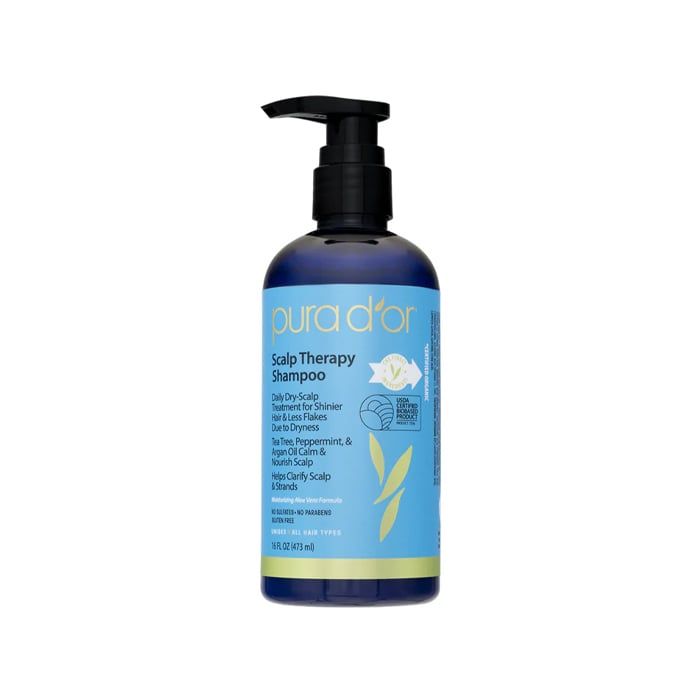 Dầu Gội Giảm Gàu Da Đầu Khô Scalp Therapy Pura D'Or 473Ml-