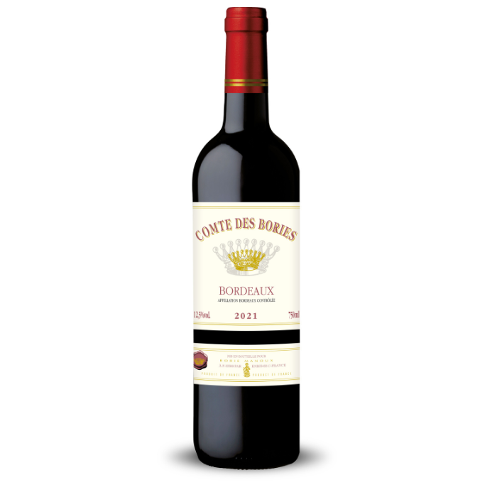 Rượu Vang Đỏ Comte Des Bories Borie Manoux 750Ml (K.G)