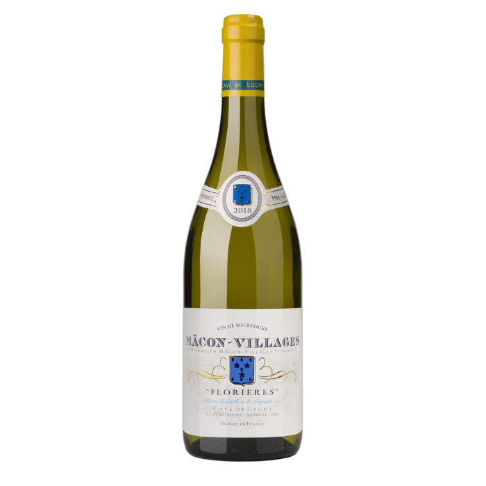 Rượu Vang Trắng Cave De Lugny Mâcon-Villages Florières Cave De Lugny 750Ml (K.G)-