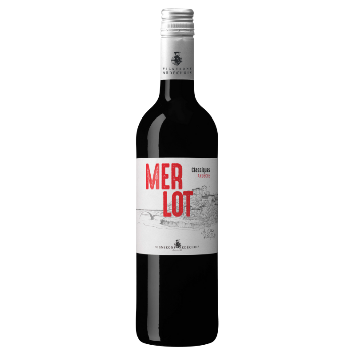 Vignerons Ardechois Les Classiques Vignerons Ardechois Merlot 750Ml (Cons)-