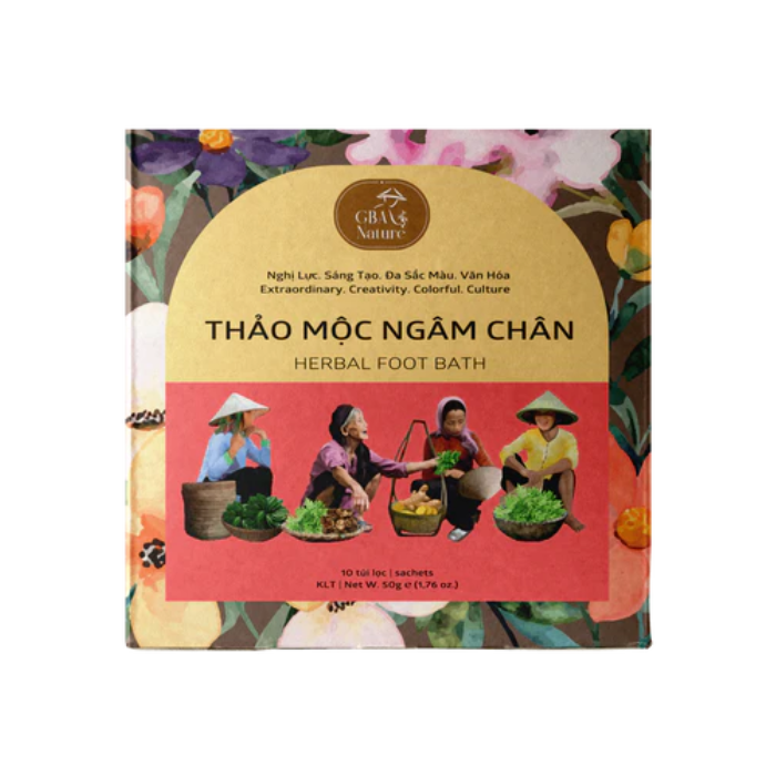 Thảo Mộc Ngâm Chân Gba Nature 50G (10 Túi Lọc)-