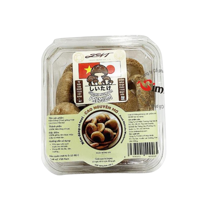 Nấm Đông Cô Tươi Giống Nhật Cao Nguyên Mơ 150G-