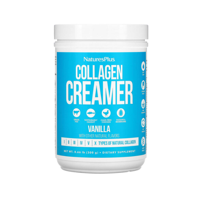 Bột Collagen Hương Vanilla Creamer Natures Plus 300G-
