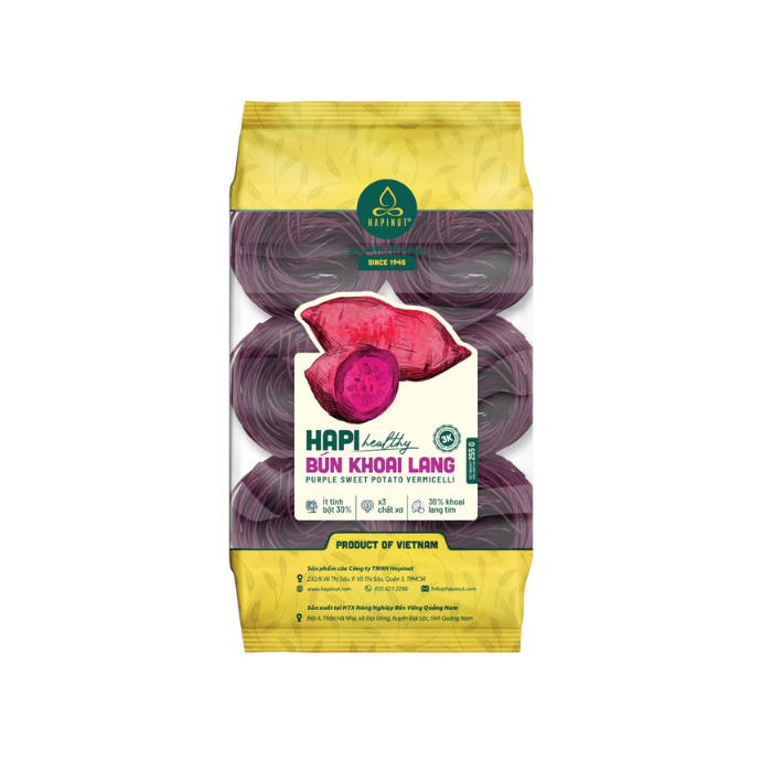Bún Khoai Lang Hapinut 255G-