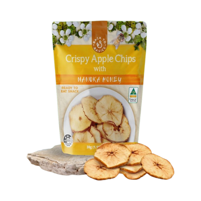Crispy Apple Chips With Manuka Honey-