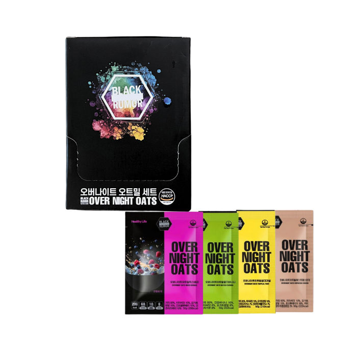 Yến Mạch Hộp 4 Vị Black Rumor 600G-