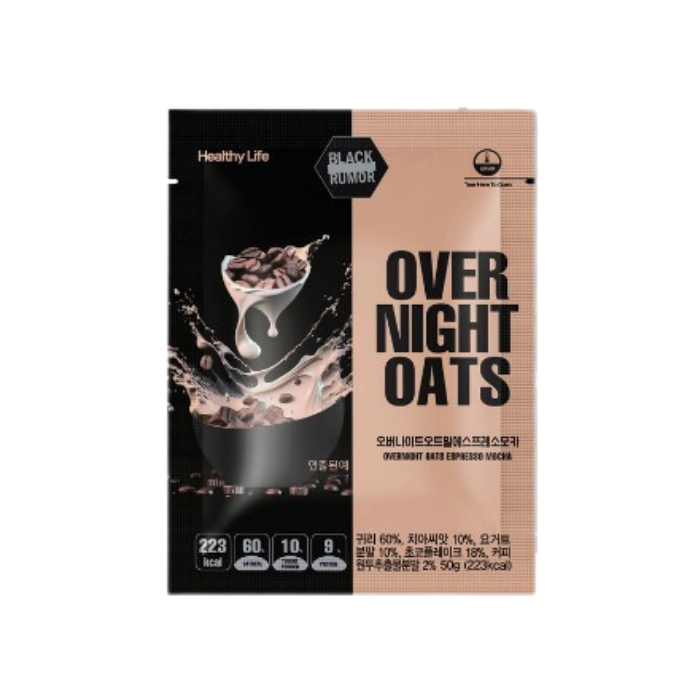 Over Night Oats Espresso Mocha Black Rumor 50G-