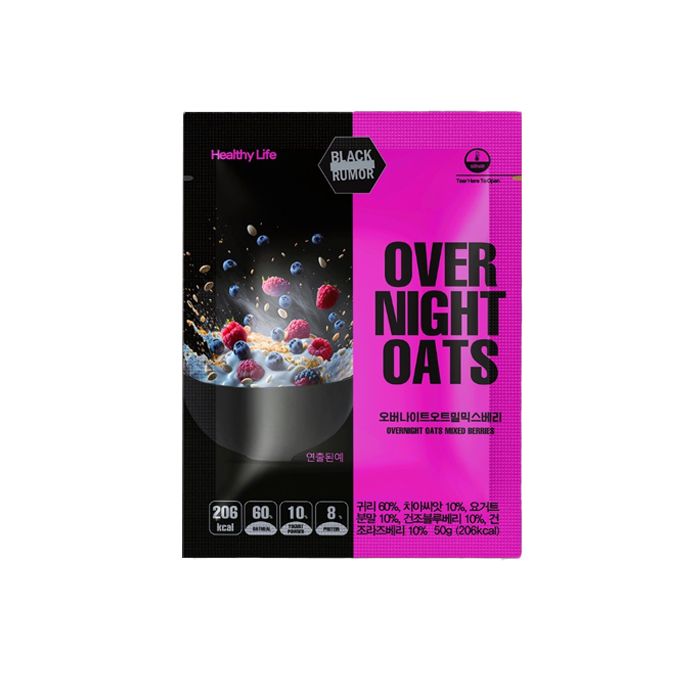 Over Night Oats Mixed Berries Black Rumor 50G-