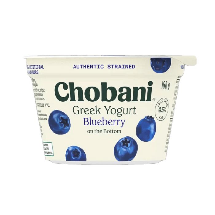 Sữa Chua Vị Việt Quất Greek Yogurt Blueberry Chobani 160G-