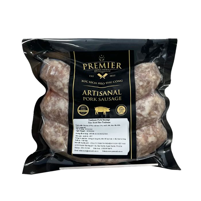 Xúc Xích Heo Toulouse Premier Boucherie 300Gr-