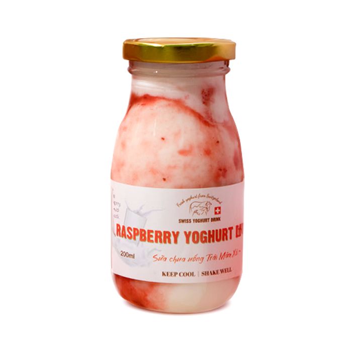 Raspberry Yogurt Swiss Yogurt 200Ml-
