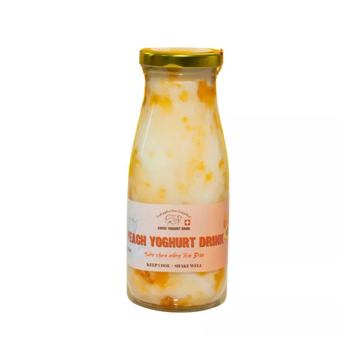 Peach Fruit Yogurt Swiss Yogurt 200Ml-