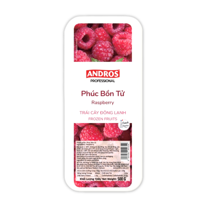 Phúc Bồn Tử Đông Lạnh Andros 500G-