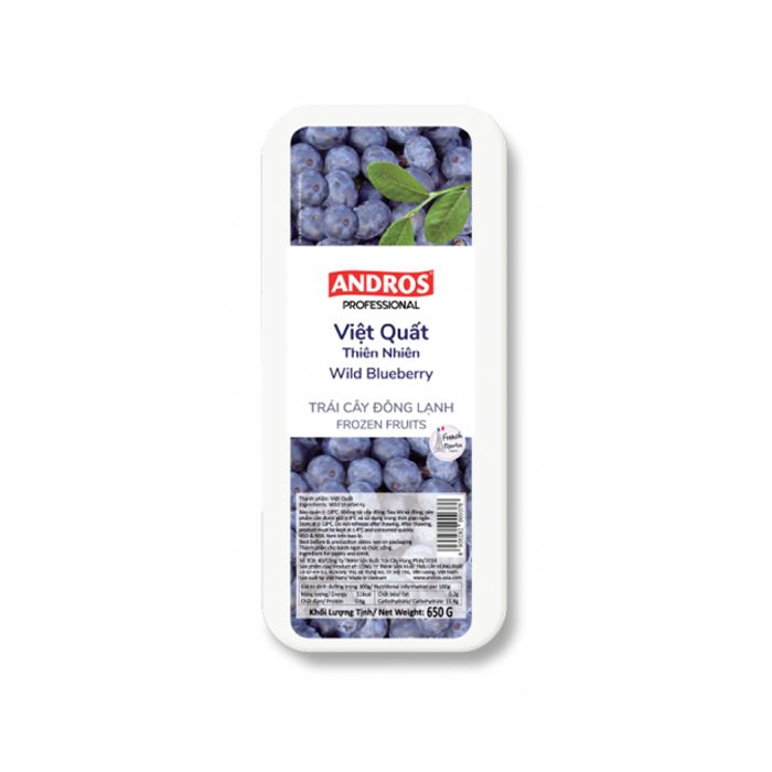 Frozen Wild Blueberry Andros 650G-