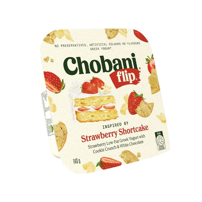 Sữa Chua Hy Lạp Vị Bánh Dâu Chobani Flip 140G