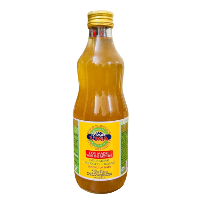 Giấm Táo Hữu Cơ Có Con Giấm Riojavina 500Ml-