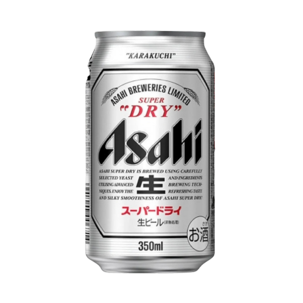 Bia Khô Asahi Lon 330Ml