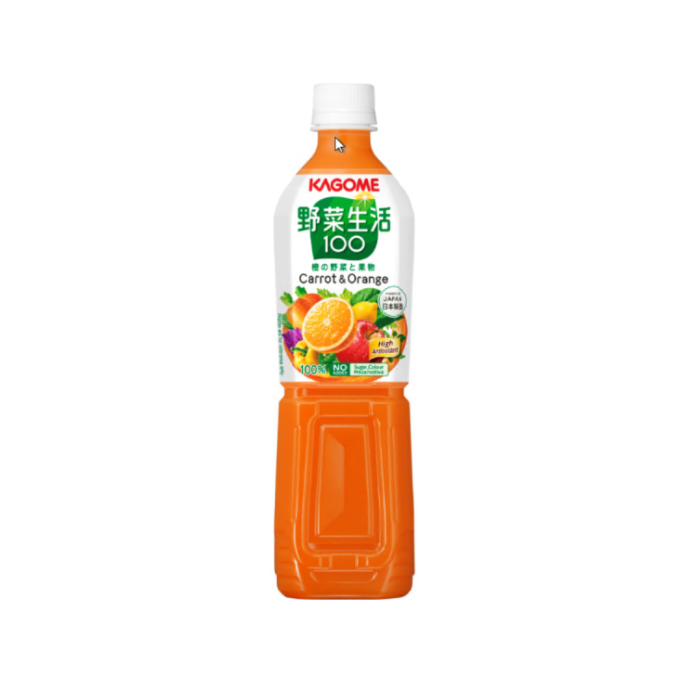 Nước Ép Rau Củ Vị Cà Rốt-Cam Kagome 720Ml-