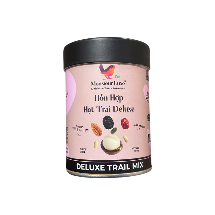Hỗn Hợp Hạt Và Quả Trộn Deluxe Monsieur Luxe 160G-