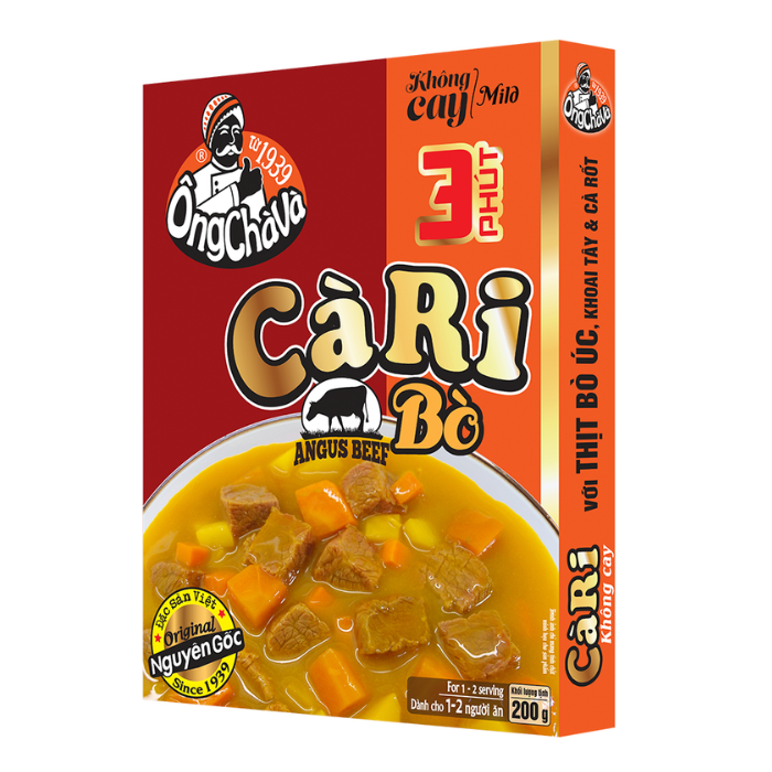 Cà Ri Bò Ăn Liền Ocv 200G-