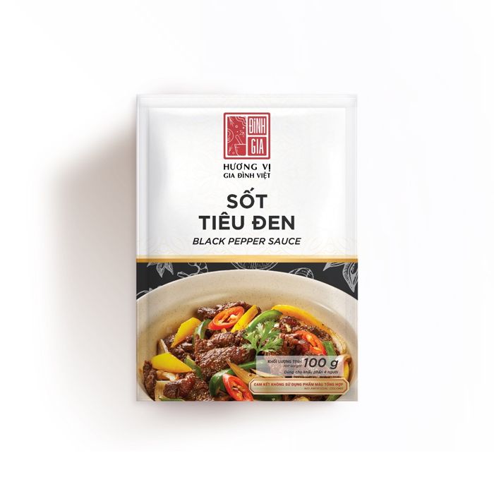 Sốt Tiêu Đen Đỉnh Gia 100G-