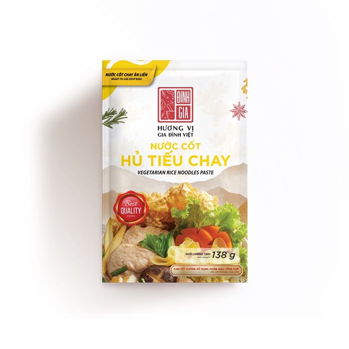 Concentrated Vegetarian Hu Tiu Broth Dinh Gia 138G-