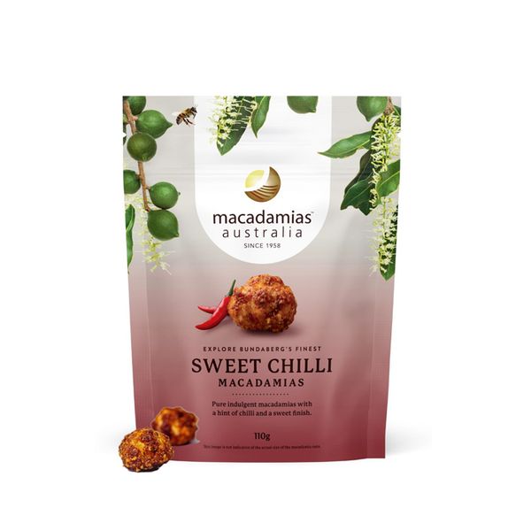 Hạt Macca Rang Vị Ớt Ngọt Maccadamias Australia 110G