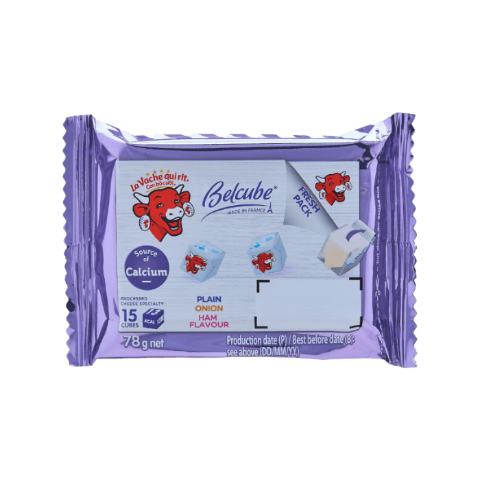 Phô Mai Vuông Đồng Quê Con Bò Cười 78G-