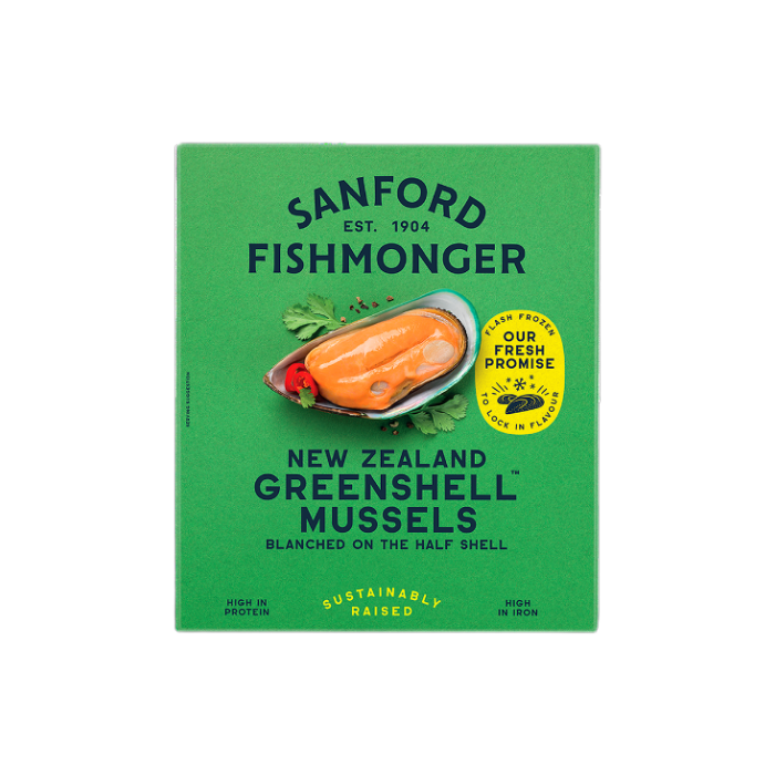 Vẹm Xanh Đông Lạnh New Zealand Fishmonger 30/45 - 1Kg-