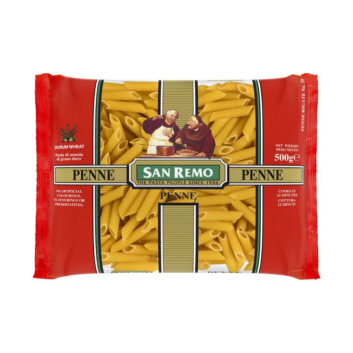 Penne Pasta No 18 San Remo 500G-