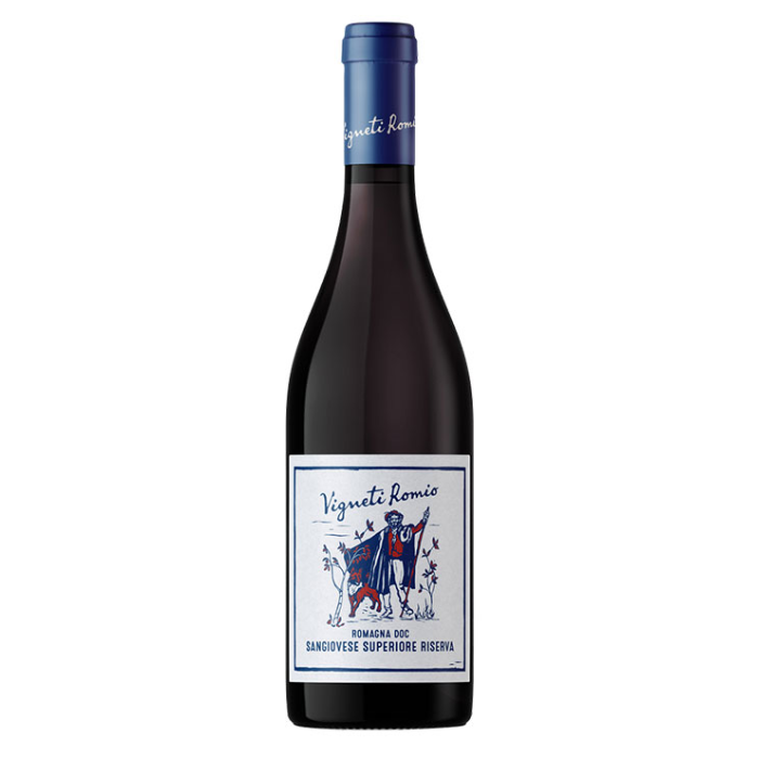 Red Wine Vigneti Romio Romagna Sangiovese Superiore Riserva Caviro 750Ml-